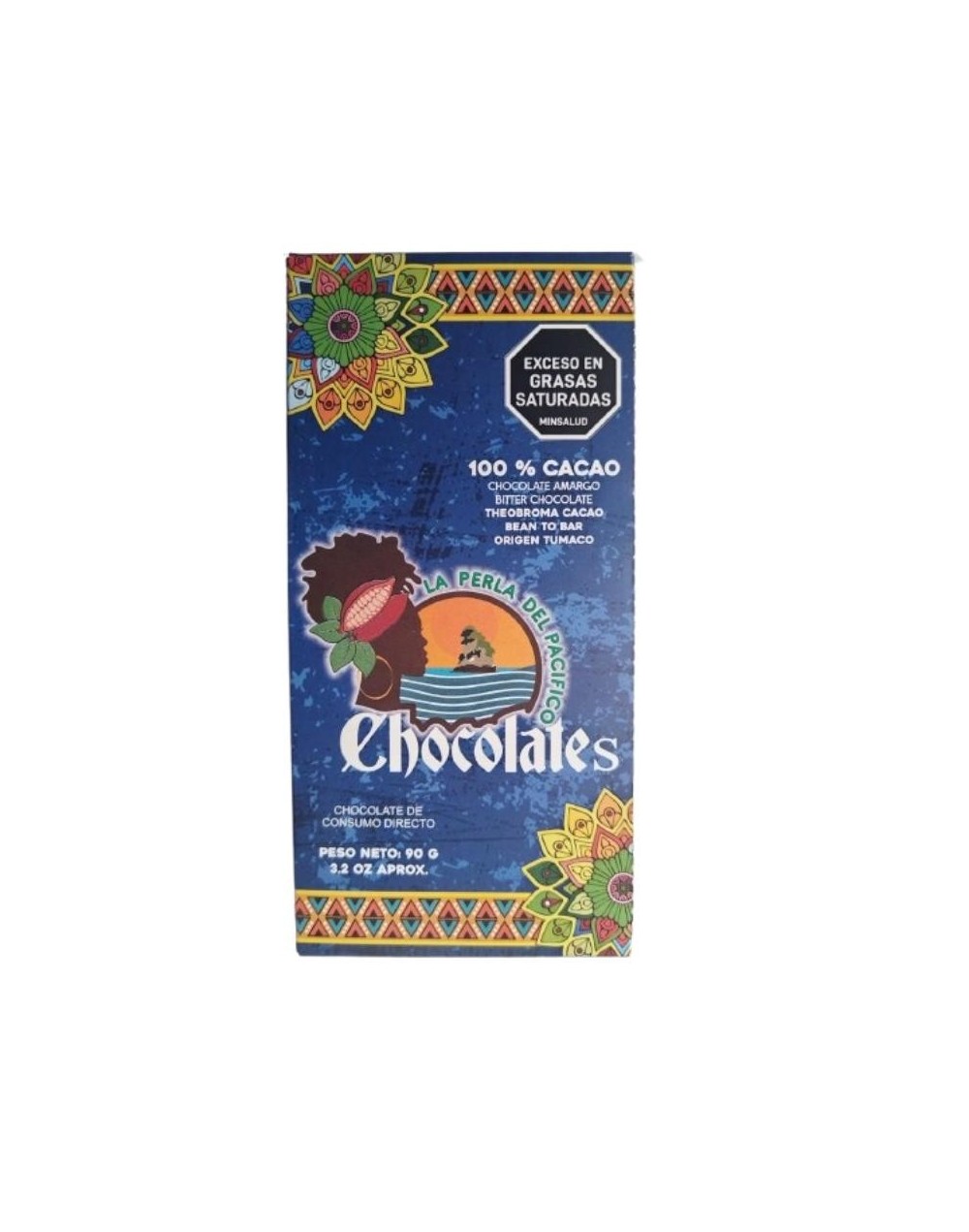 Barra de cacao fino  90Gr