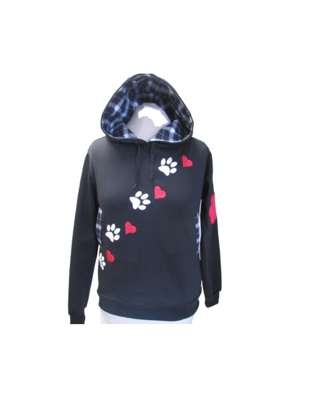 HOODIE HUELLITAS ALGODON