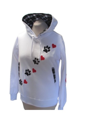 HOODIE HUELLITAS ALGODON