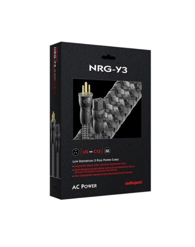 Audioquest NRGY3 Cable de poder de 3 polos 2m