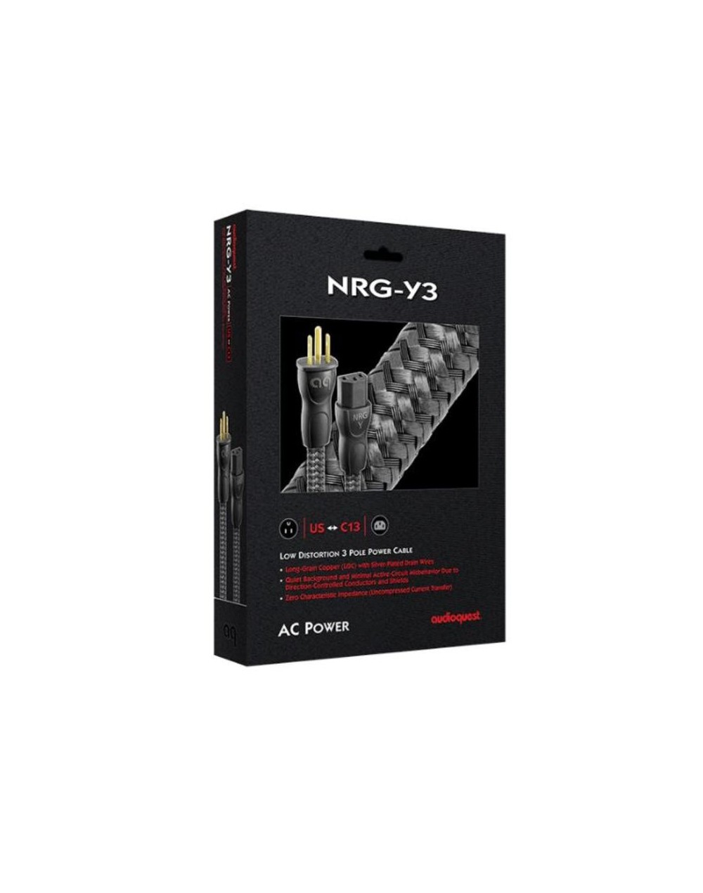 Audioquest NRGY3 Cable de poder de 3 polos 2m