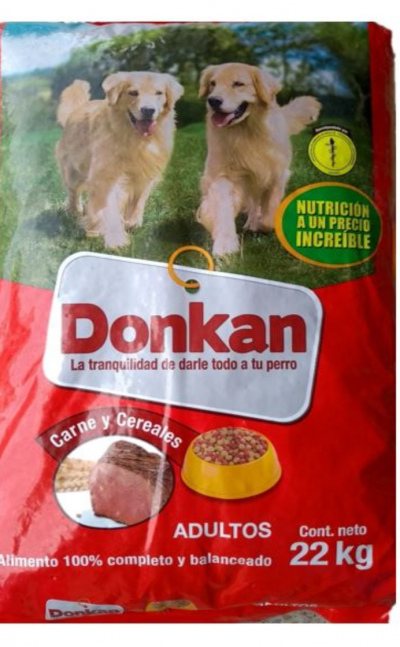 Donkan Adulto Carne y Cereales 22Kg.