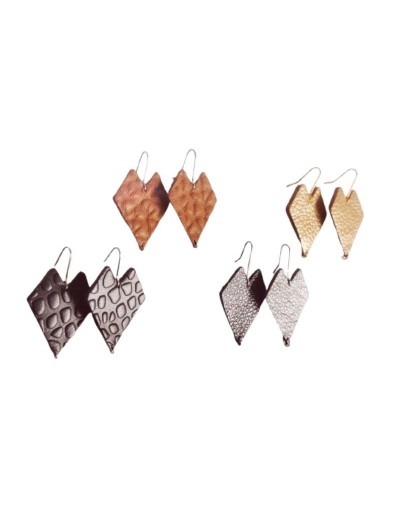 Aretes en cuero CARLOTA 