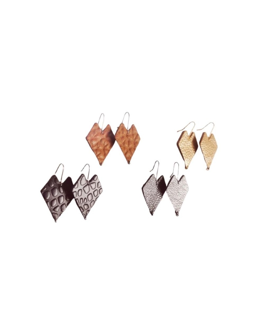 Aretes en cuero CARLOTA 