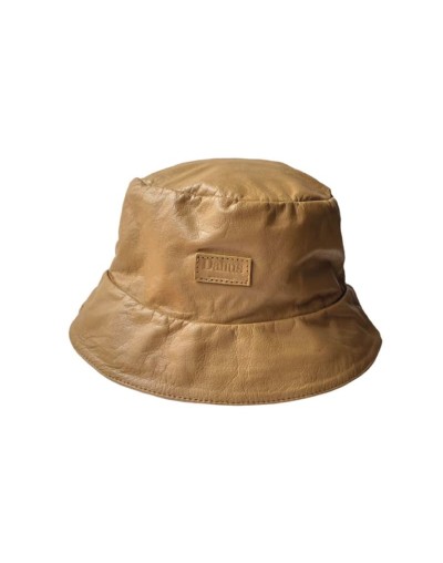 bucket hat - sombrero pesquero en cuero- honney bee