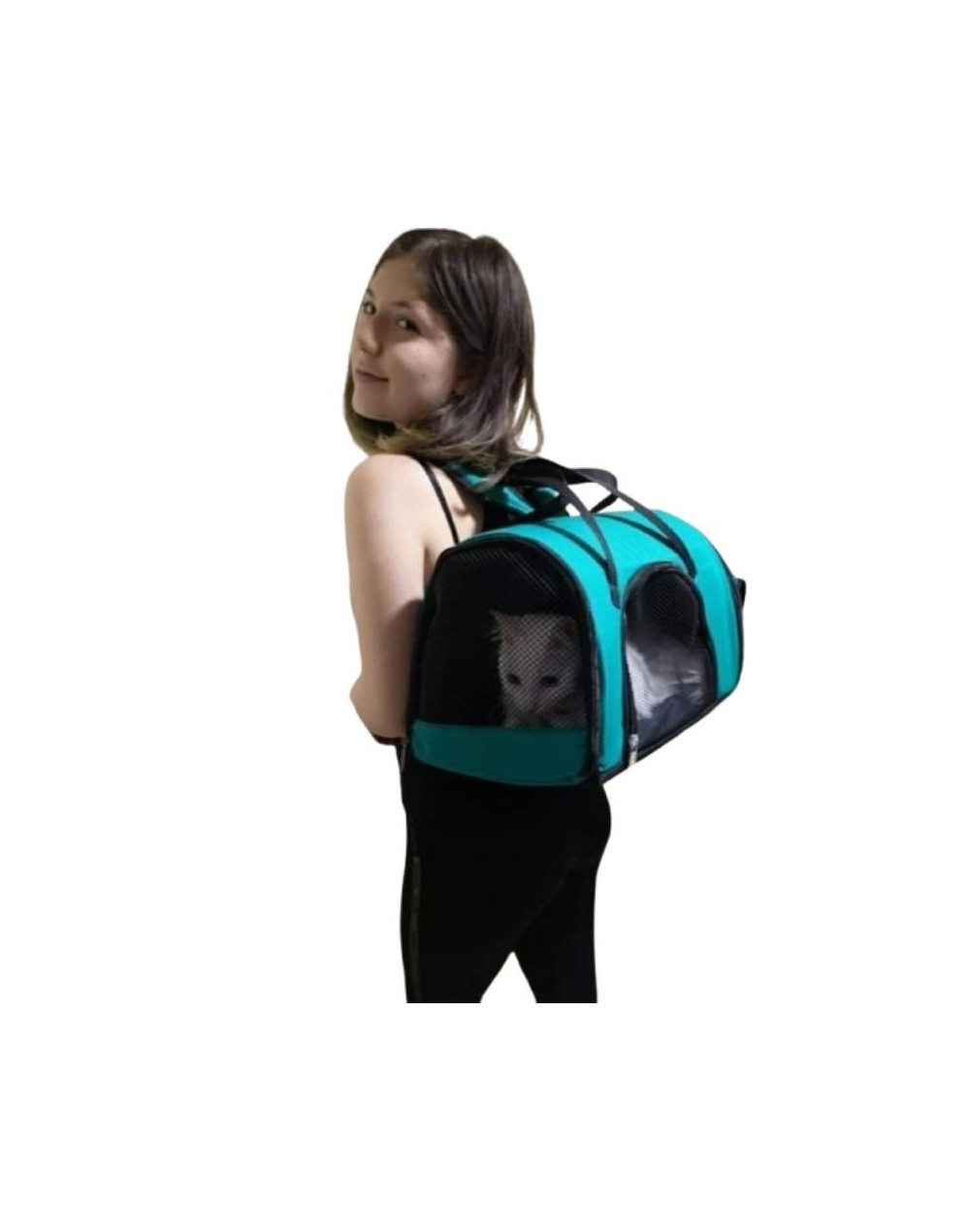 Guacal para mascotas tipo morral