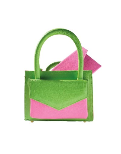 Bolso mini en cuero