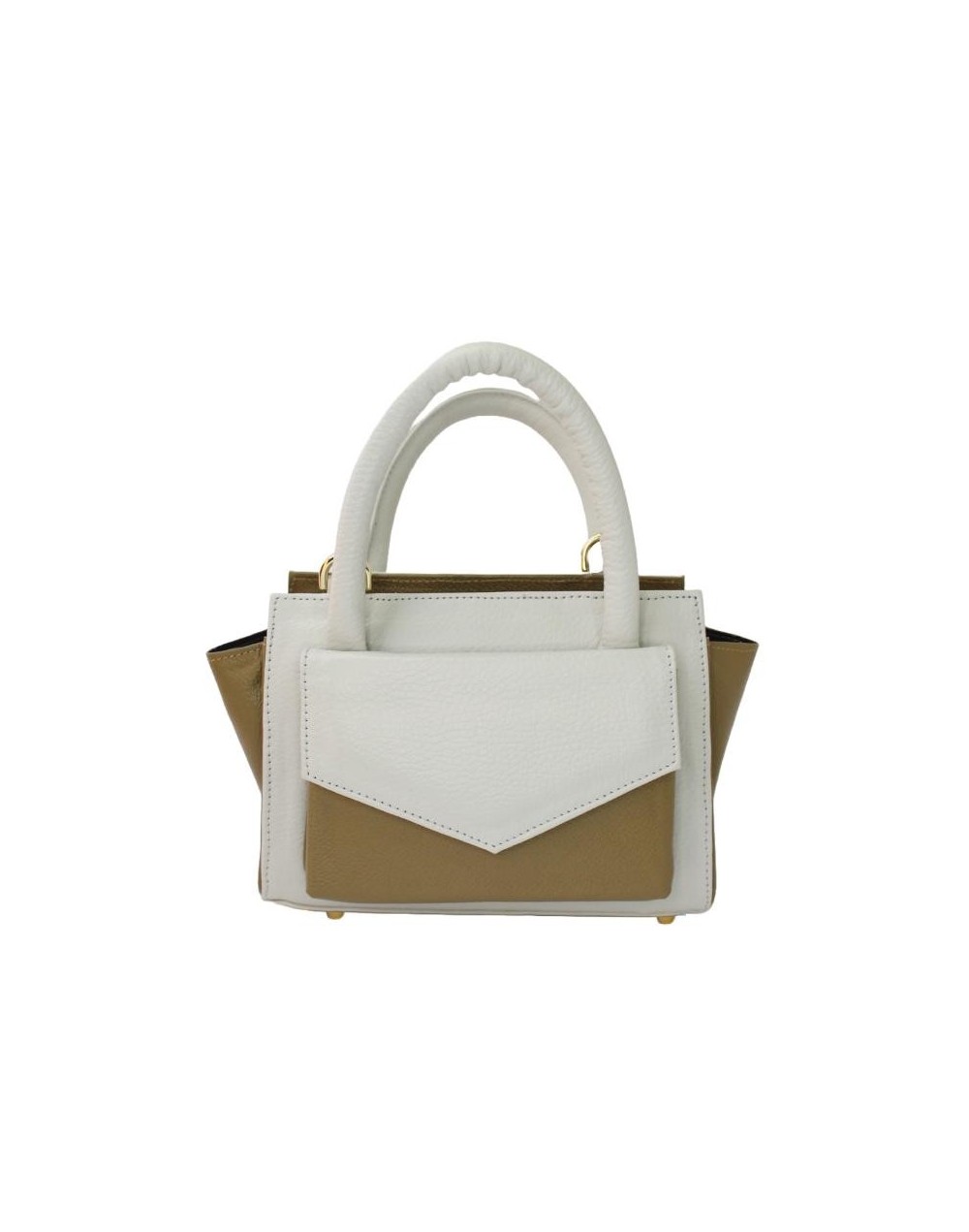 Minibolso en cuero Salted Caramel