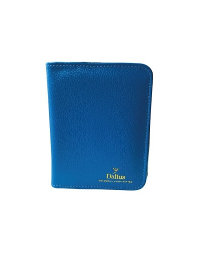 Portapasaporte doble en cuero