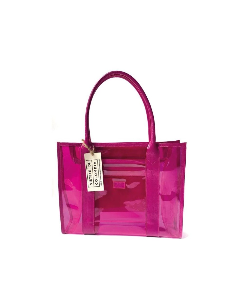 Transparent totebag purpura