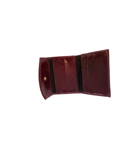 Porta Documento Dama Vinotinto en cuero