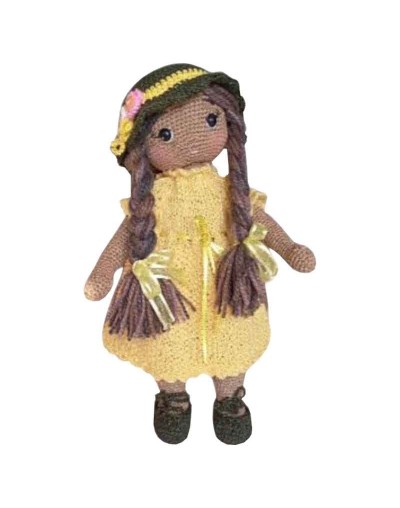 Muñeca tejida a mano 
