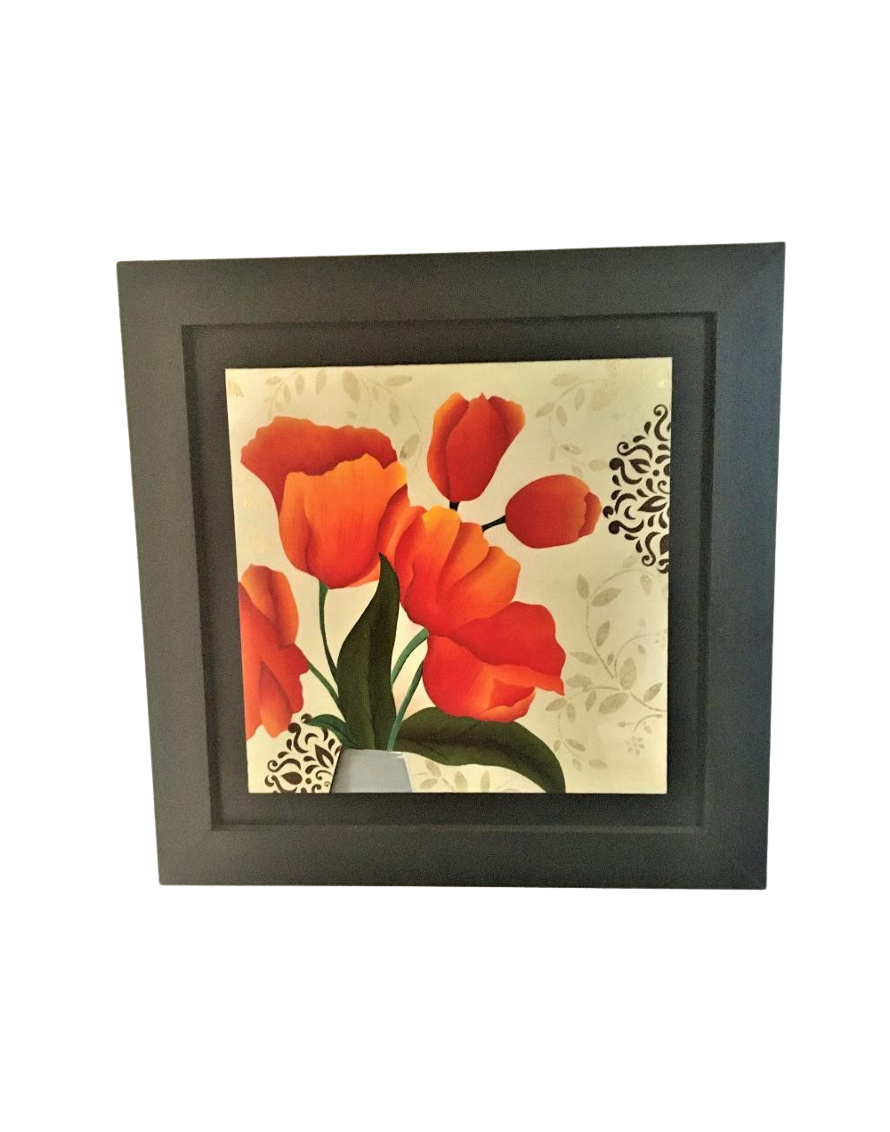 CUADRO FLOR FLOTANTE