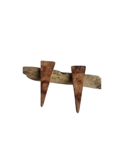 Aretes en cuero TRIM largo