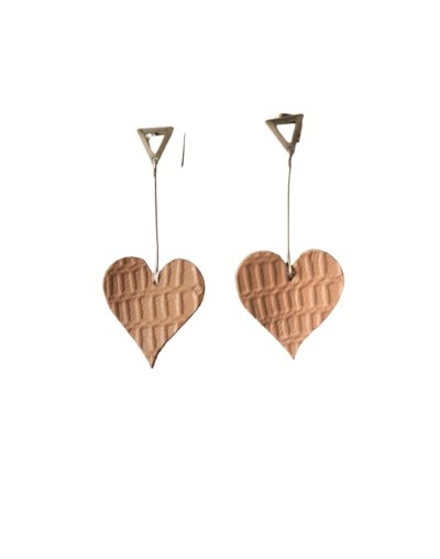 Aretes en cuero LAILA