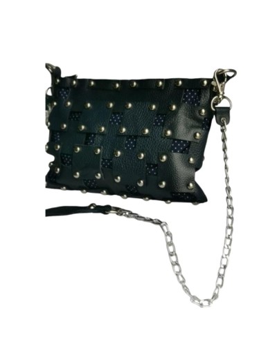 Bolso en cuero TACHUU Azul