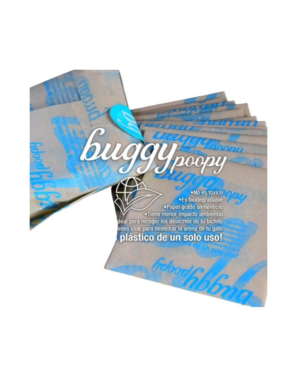 Buggy Poopy: papel recoge excretas