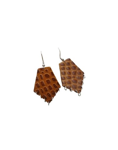 Aretes en cuero Argola
