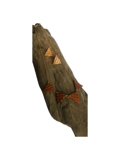 Collar en cuero juego Trim