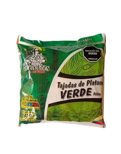 CHIP`DE PLATANO VERDE X 250 GR