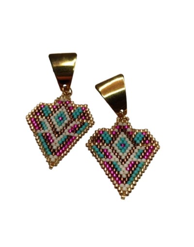ARETES DIAMANTE COLORS