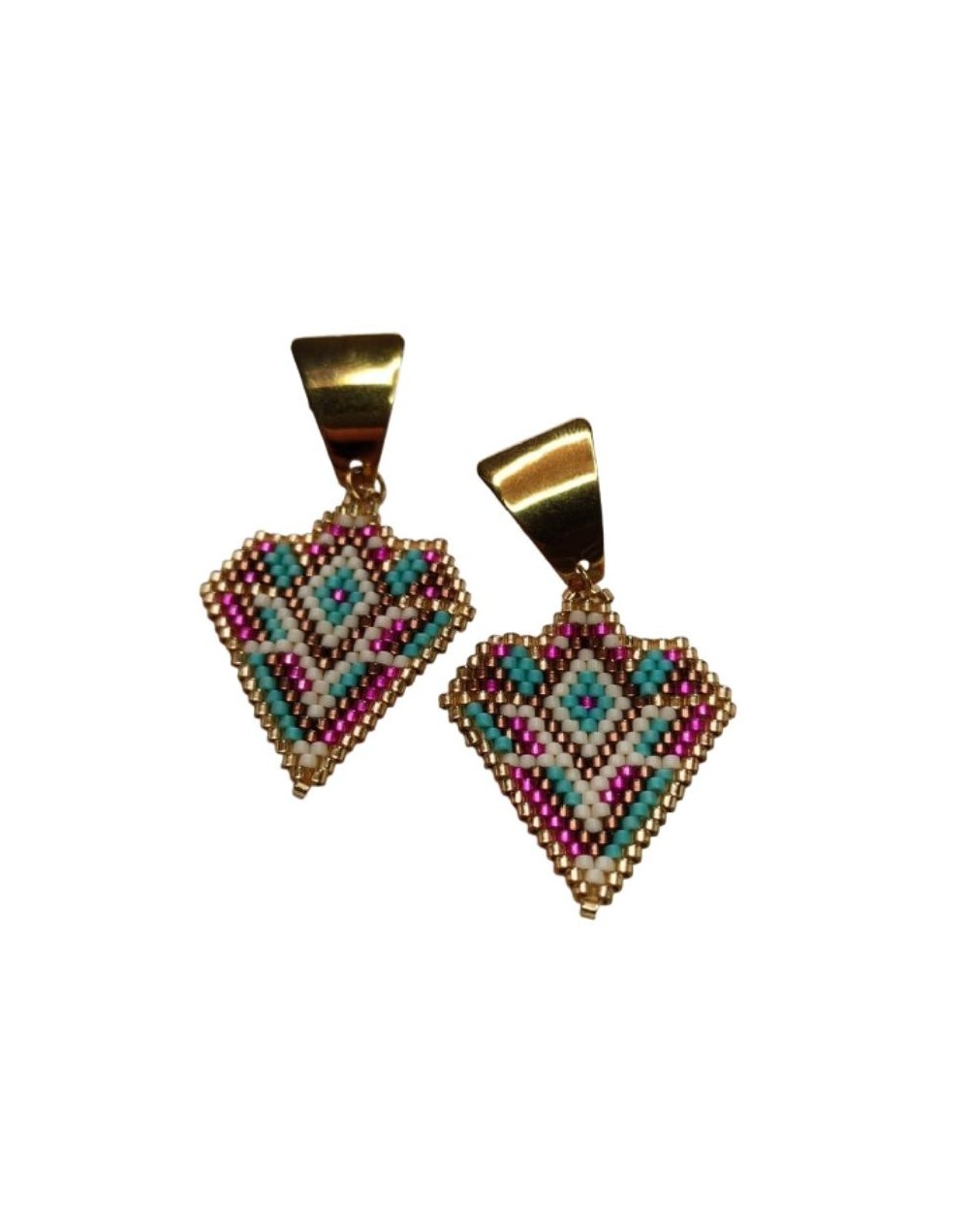 ARETES DIAMANTE COLORS