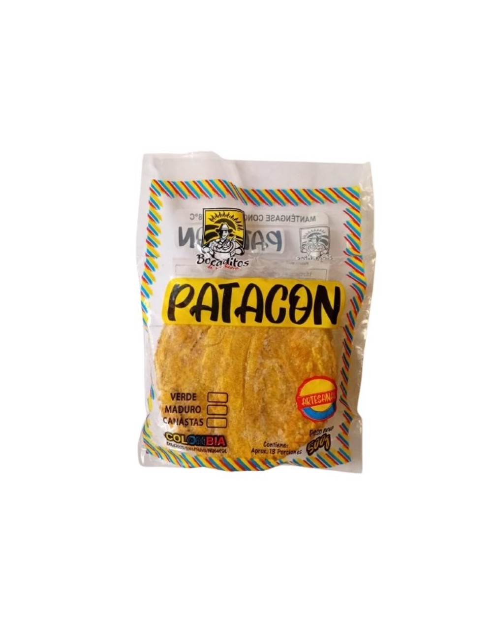 PATACON DE PLATANO X 500 GRAMOS