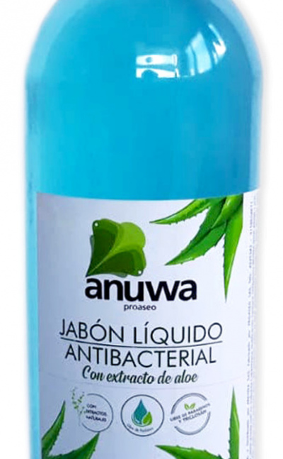 Jabón Líquido Antibacterial ANUWA 1 Litro