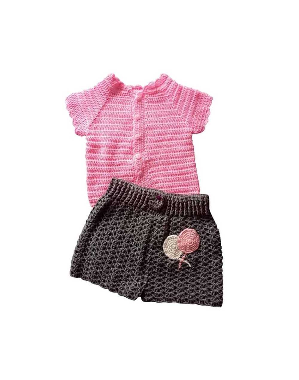 Conjunto para niña tejido 