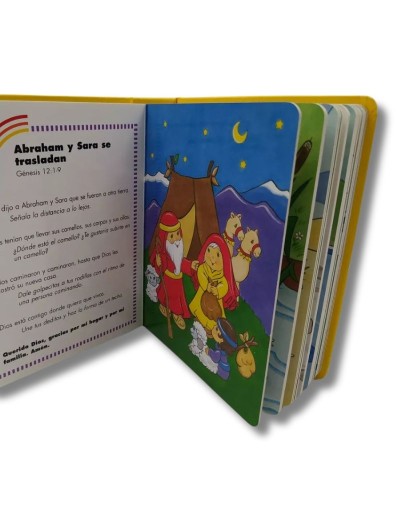 Biblia para los Bebés Amarillo Tapa Dura
