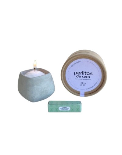 Kit Vela Aloop 1 - ref. envase gris concreto