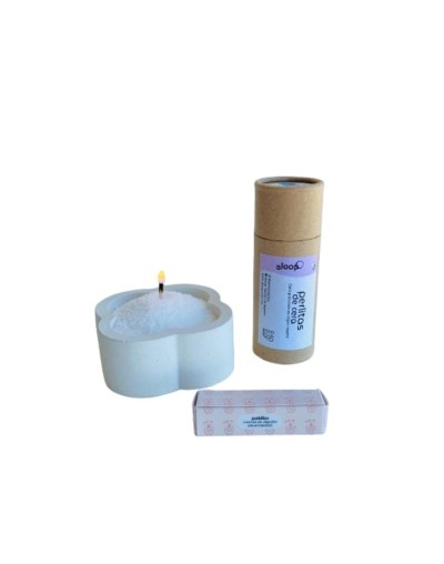 Kit vela Aloop 5 - ref. trébol pequeño blanco