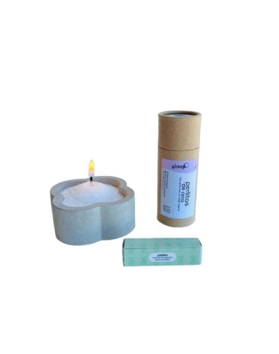 Kit vela Aloop 5 - ref. trebol pequeño gris