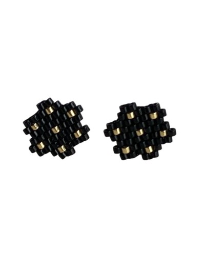 Mini aretes en mostacilla