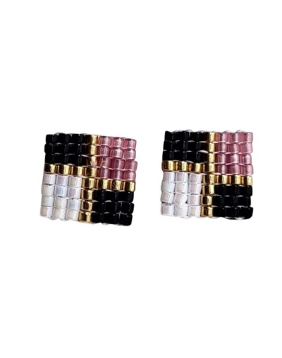 Mini aretes en mostacilla