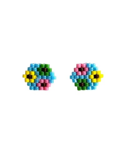 Mini aretes en mostacilla