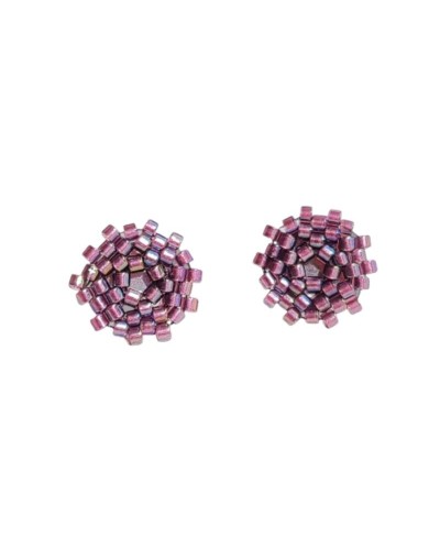 Mini aretes en mostacilla