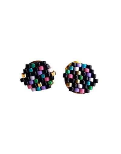 Mini aretes en mostacilla