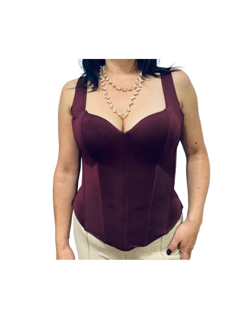Corset Diamante con tirantes 