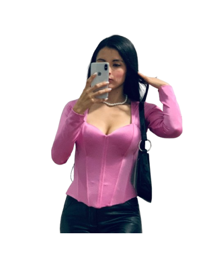 Corset Diamante con mangas 
