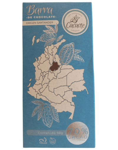 Barra de chocolate Cacaote 70% cacao 
