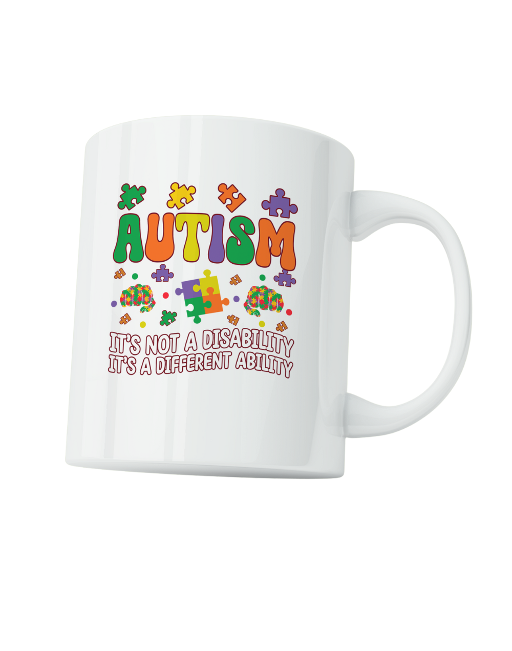 Taza Motivacional Personalizada para el Día del Autismo 