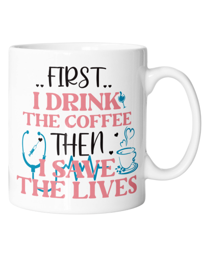Taza Motivacional 6oz para Enfermeras 
