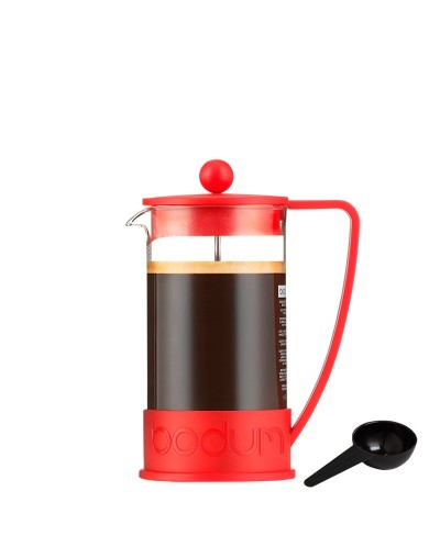 Prensa Francesa Bodum Brazil Roja 3 Tazas 350 ml