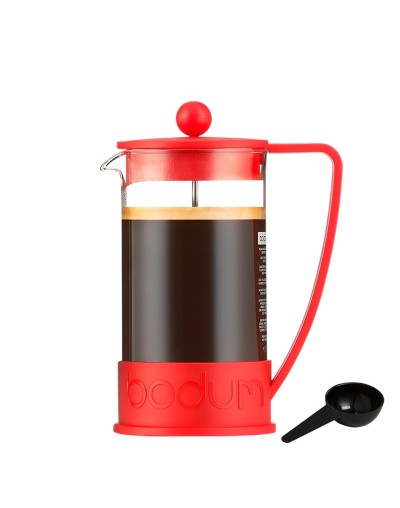 Prensa Francesa Bodum Brazil Roja 8 Tazas 1 litro