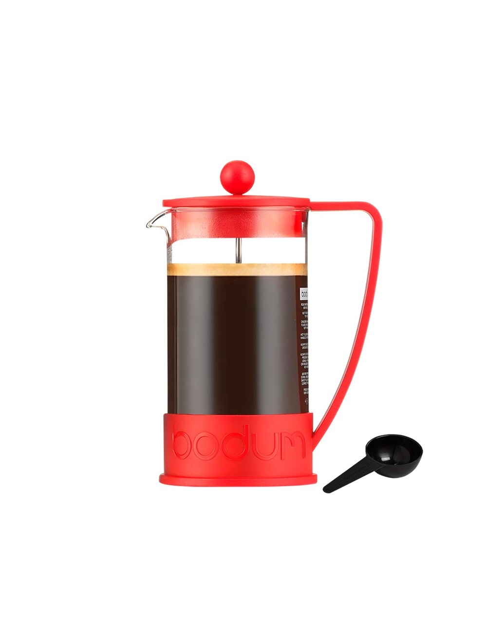 Prensa Francesa Bodum Brazil Roja 8 Tazas 1 litro