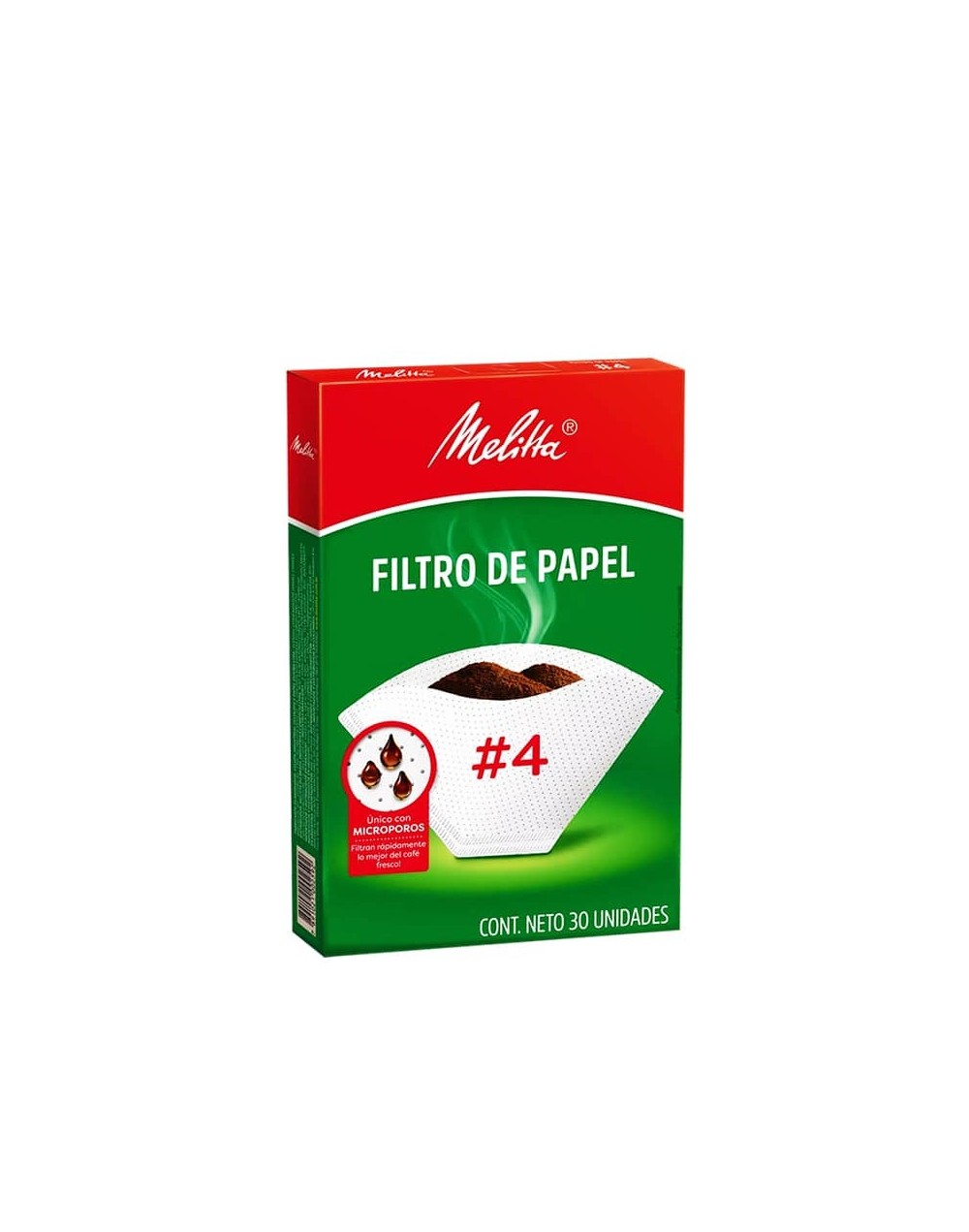 Filtros melitta tamaño 4 30 unidades