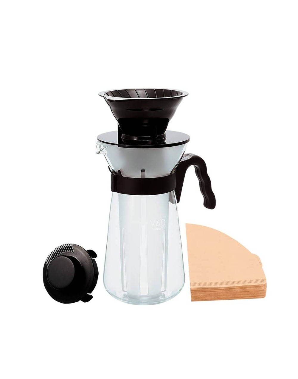 Cafetera Coldbrew Hario V60 Fretta Hot And Iced 4 Tazas  700 ml