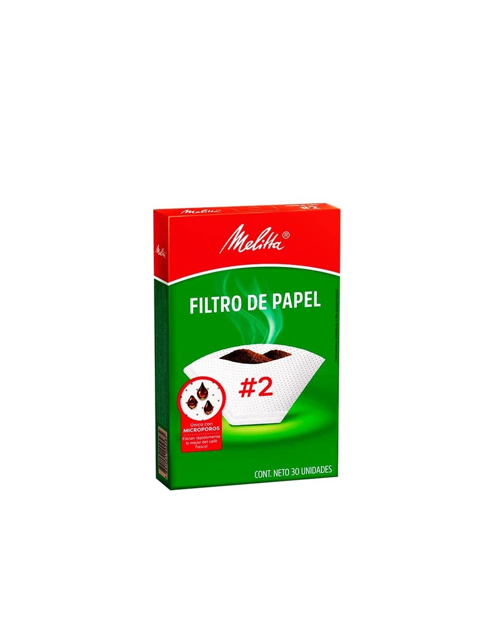 Filtros melitta tamaño 2 30 unidades