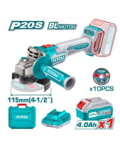 Pulidora Inalabrica 4 1/2 Industrial 20 V 1200W